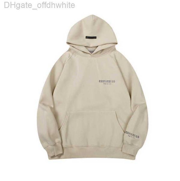 

sweatshirts essss men's luxury jackets hoodies men women chest letter pullover hooded hip hop loose sweatshirt sweater casual couple c, Black