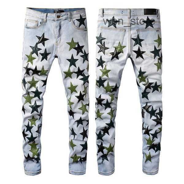 

amirs 22ss new fashion mens jeans cool style luxury designer denim pant distressed ripped biker black blue jean slim fit 2 x6w8