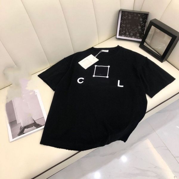

woman t shirt womens mens designers tshirt women t-shirts summer tee cotton fashion letter printing short sleeve lady tees luxurys casual cl, White