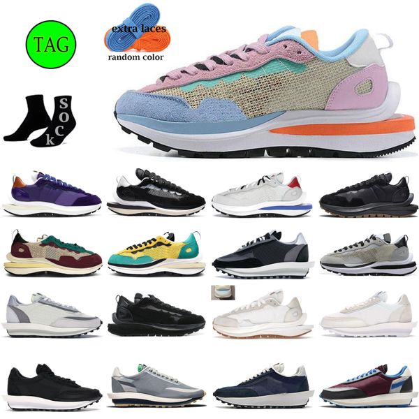 

2023 quality ldv waffle running shoes for mens blazer vaporwaffle black gum sail fragment grey ldvwaffle men women outdoor sneakers trainers