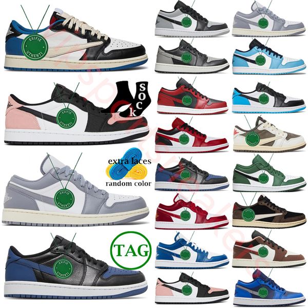

basketball shoes designer air jumpman 1 retros white wolf grey mocha sneakers true blue cement cool grey bred toe concord panda shadow black