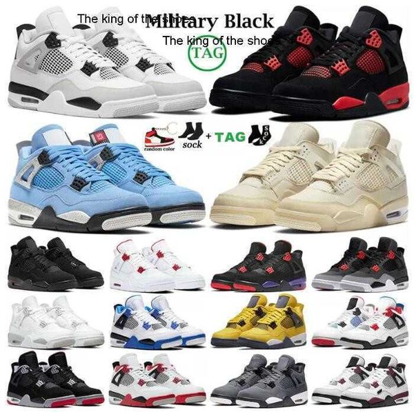 

jumpman 4 basketball shoes for men women 4s military black cat sail red thunder white oreo cactus jack blue university infrared cool grey202