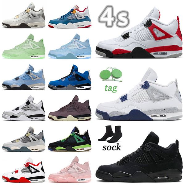 

infrared jumpman 4 4s mens basketball shoes thunder white oreo sail bred fire red violet ore black cat metallic black canvas purple shimmer