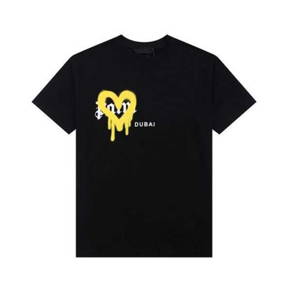 

2022 summer pa men womens palm t shirt mans stylist tee guillotine bear palms printed short sleeve truncated bears angles tees angel tshirt, White;black