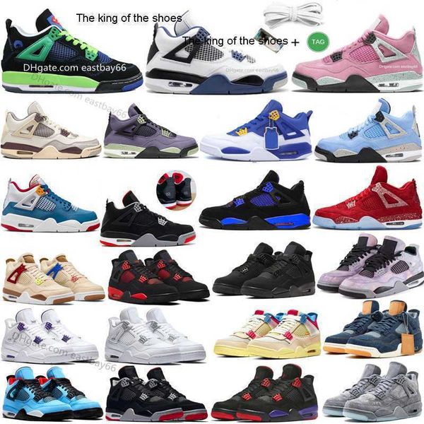 

new super jumpman 4 basketball shoes midnight navy messy room a ma maniere man 4s black cat pink curry canvas royal university blue canyon20