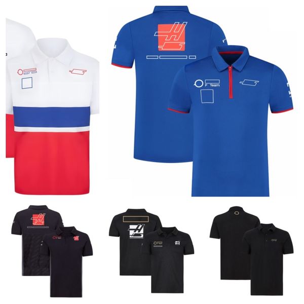 

f1 racing suit new team lapel t-shirt men's short sleeve quick-drying polo shirt