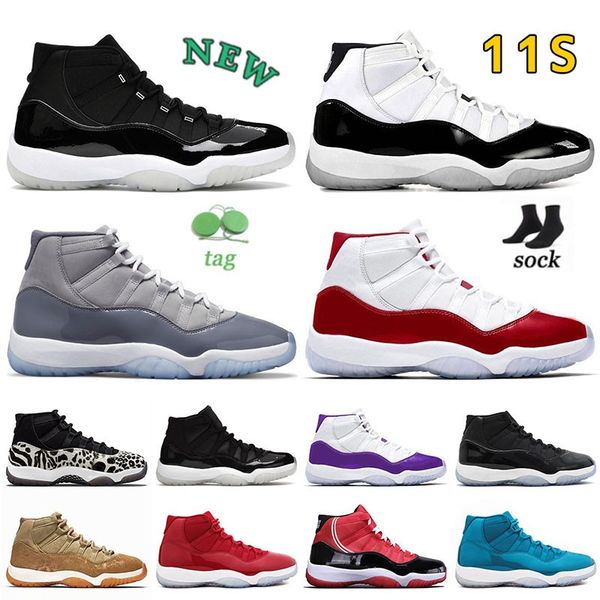 

jumpman 11 basketball shoes 11s midnight navy og cherry cement gray cool grey pure violet miamis dolphins xi bred space jam women mens train
