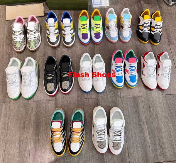 

Luxury Designer Women Basket Shoes Low top Sneakers Sport Casual Shoe in Multicolors White Black Ankle leather Mesh trainer, Color 8