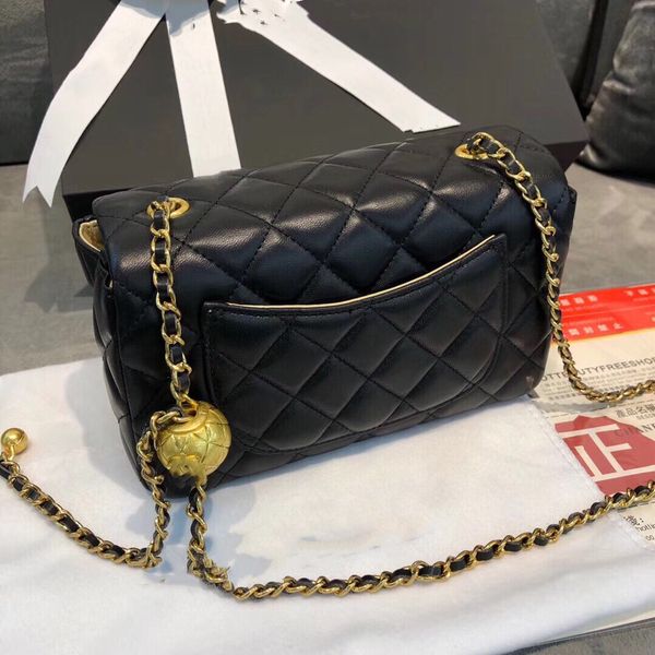 

channel counter bag new product lambskin is suitable for the cuteness of women all over the chain bag brand designer bag metal genuine leath