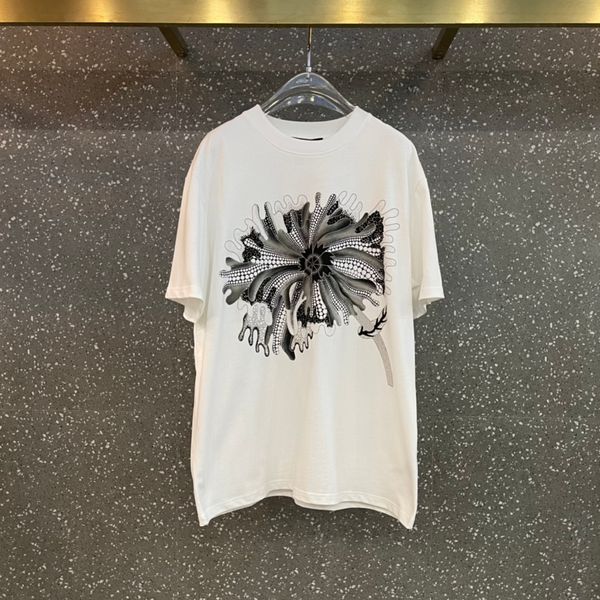 

23ss blair clothing t-shirt men's and women's clothing designer galleries depts cotton men's casual shirt luxury clothing str, White;black