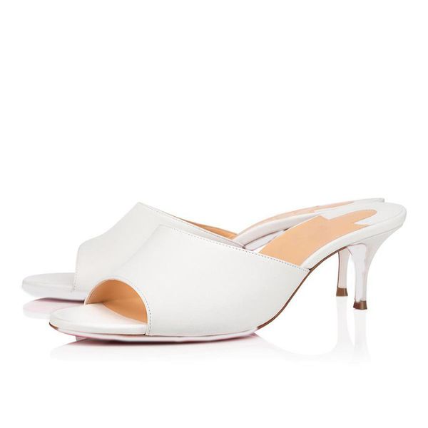 

luxury and exquisite women's high heel sandals 55mm casual leather design elegant wedding party dress open-toe box eu 35-43, Black