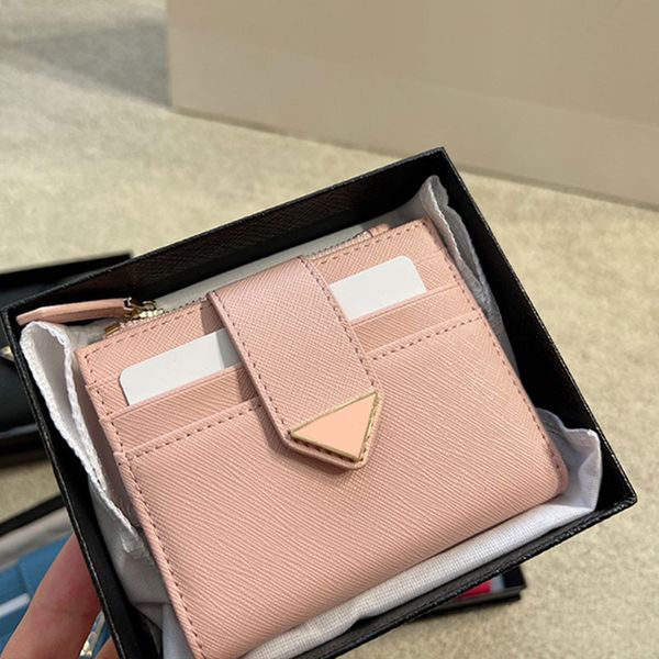 

new women wallet cowhide wallets card holder men clutch bags designer handbags mini pouches fashion letters 5 colors hardware wallet, Red;black