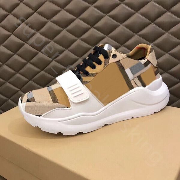 

2023 designer sneakers striped casual shoes men vintage sneaker platform trainer season shades flats trainers brand classic outdoor shoe siz, Black