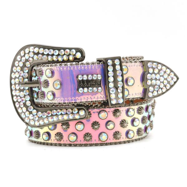 

mens designer belts bb belt rhinestone belts for women designer shiny diamond waistbands luxury beaded skull snakeskin handmade personalized, Black;brown