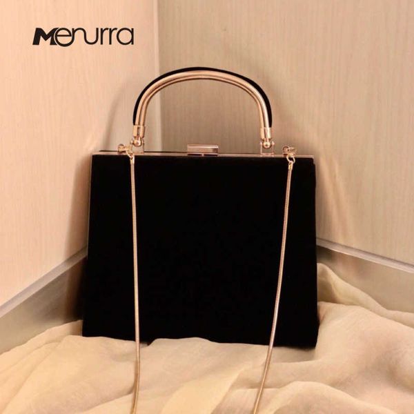 

evening designer clutch bag women velvet handbag vintage handle design bag wedding party purses ladies handbags