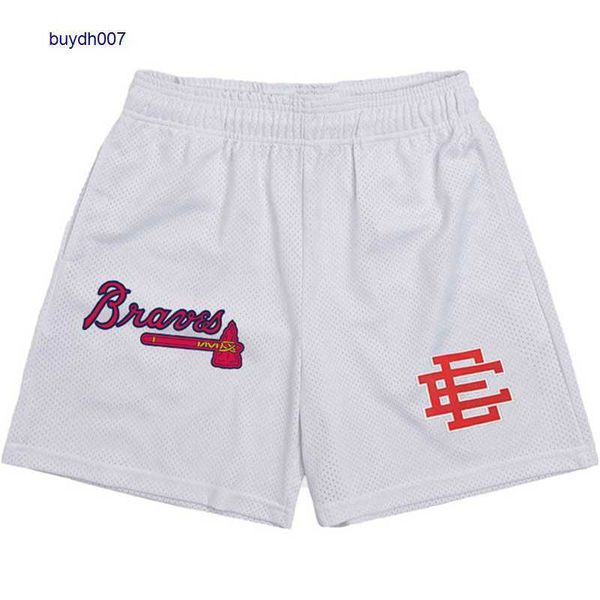 

2023 men's and women's casual shorts west coast brand eric emanuel new gym sports running fitness basketball workout jogging fashi, White;black