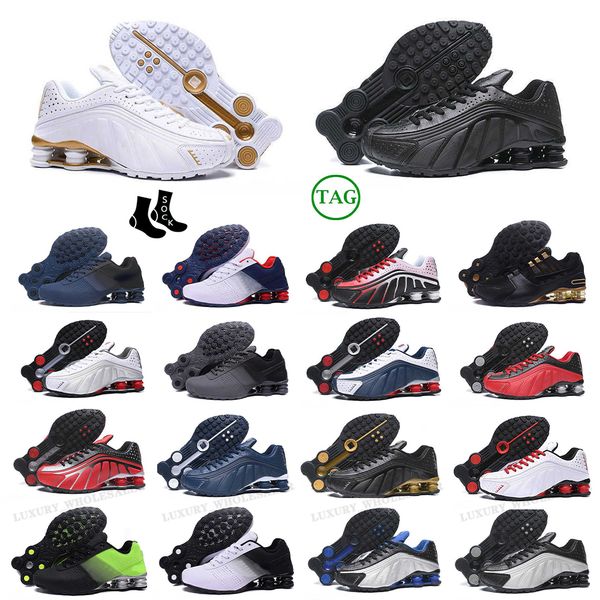 

designer shoxs tl running casual shoes men women deliver r4 oz nz 301 triple black white silver enigma royal blue speed red lime blast