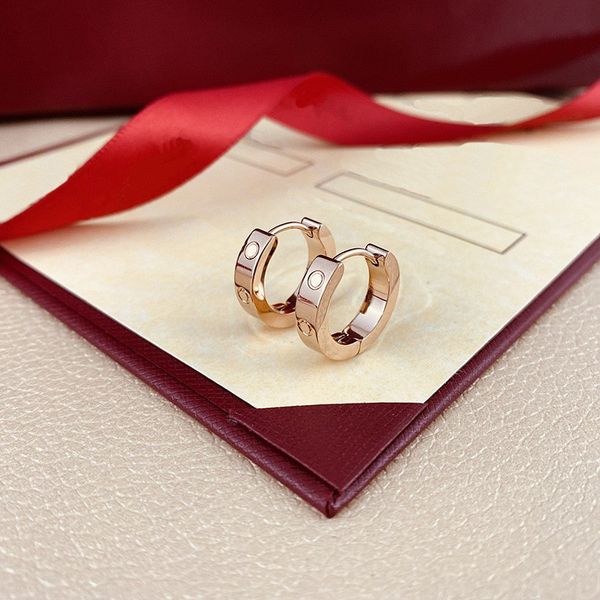 

designer stud earrings earings jewelry diamond cubic zirconia cz for mens womens luxury 18k yellow gold-plated stainless steel titanium jewe, Golden;silver