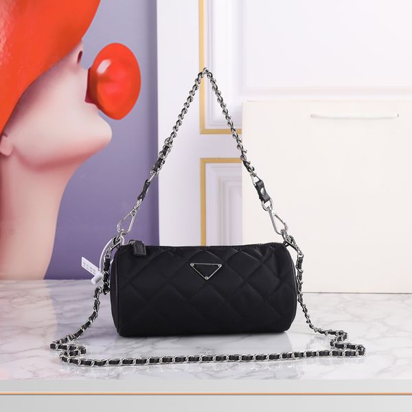 

nylon classic underarm bag chain bag zipper design crossbody bag black luxury handbag fashion one shoulder bag designer women bag brand cyli