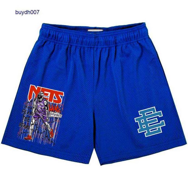 

2023 men's and women's casual shorts west coast brand eric emanuel basic fitness fast dry breathable sports fashion basketball jog, White;black