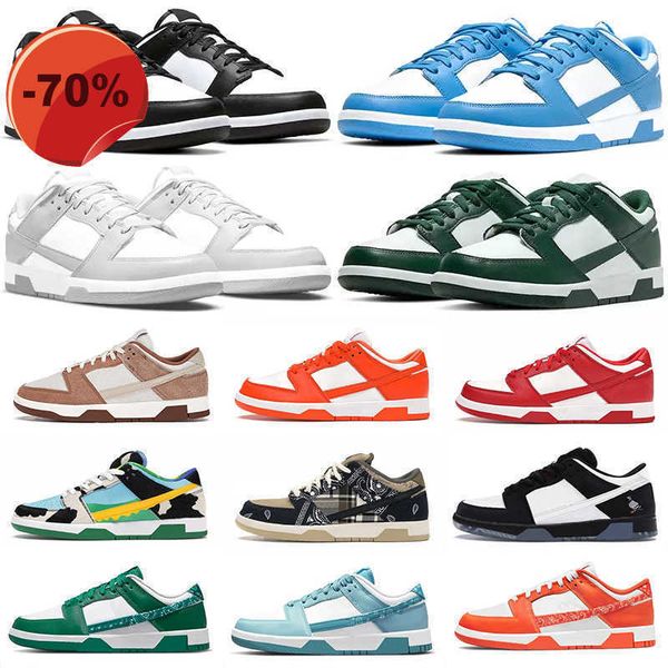 

boots designer casual shoes panda dunked low university blue grey fog medium varsity green chunky michigan syracuse chicago outdoor sneakers, Black
