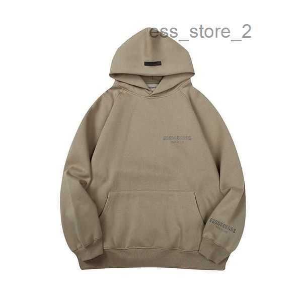 

fear of men's brand luxury tracksuits sweatshirts letter essentials hoodies men women sportswear pants suit hooded sweater casual god, Black