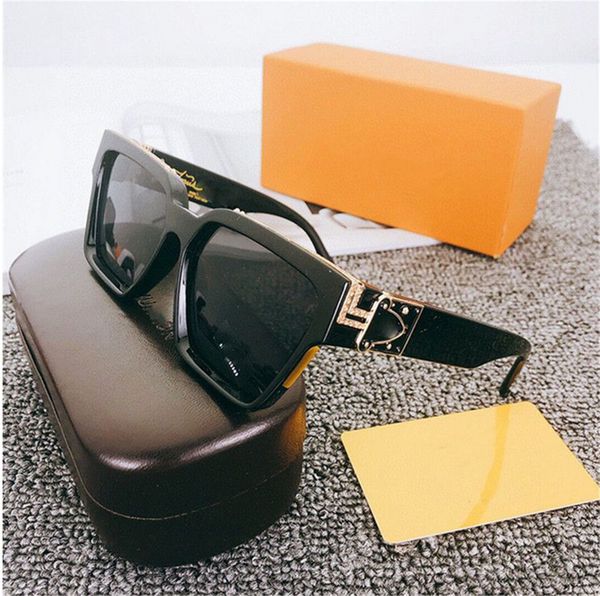 

boutique men's women's luxury rectangle sunglasses outdoor driving leisure shading mirrors available wholesale, White;black