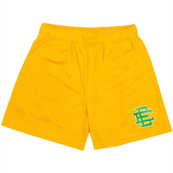 

2023 men's and women's casual shorts west coast brand eric emanuel basic short harajuku sports styles beach pants slim breathable, White;black