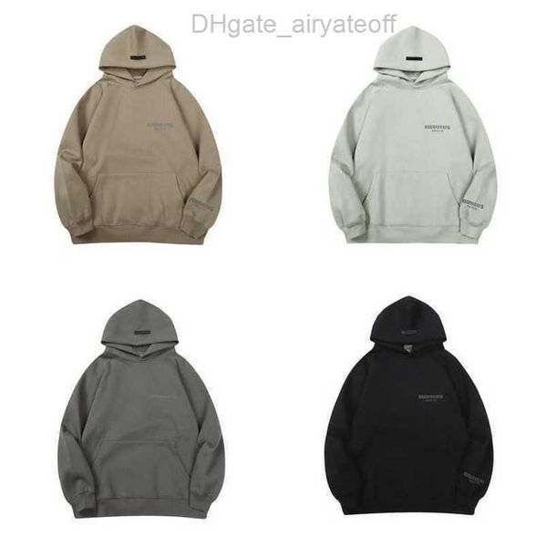 

esss jumpers luxury sweatshirts men's jackets hoodies men women chest letter pullover hooded hip hop loose sweatshirt sweater casual c, Black