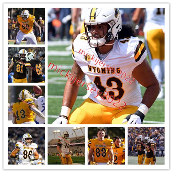 

football cowboys custom wyoming cowboys jersey mens youth gavin beerup zaire jackson luke sandy jovan marsh alex brown cayden hawkins wyomin, Black