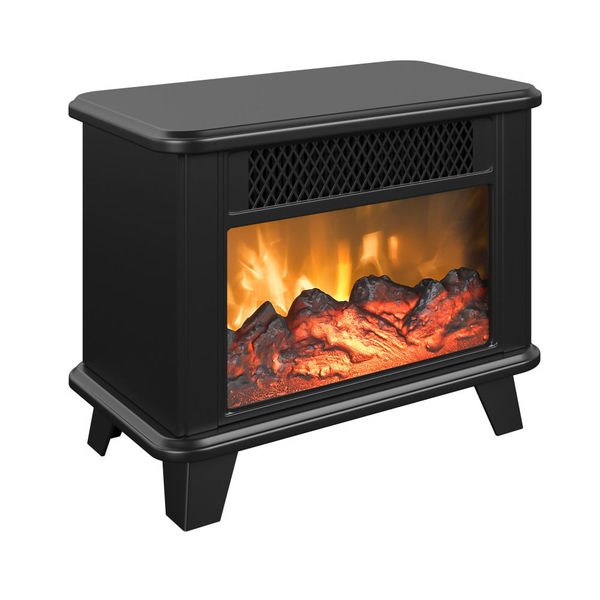 

chimneyelectric fireplace personal space heater black