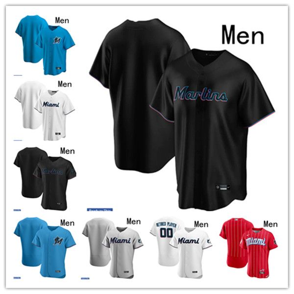 

baseball jersey men women youth miami 11 miguel rojas 58 jacob stallings 15 brian anderson 18 joey wendle 14 bryan de la cruz 5 jon berti ma, Blue;black