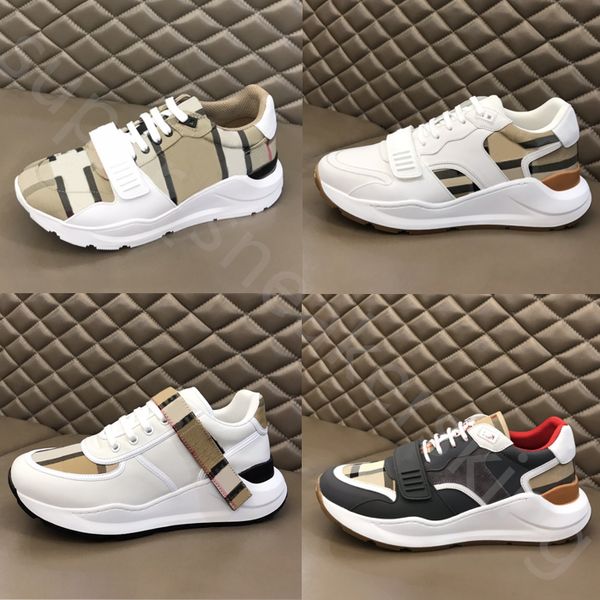 

men vintage sneaker 2023 striped casual shoes platform trainer designer sneakers season shades flats trainers brand classic outdoor shoe 38-, Black