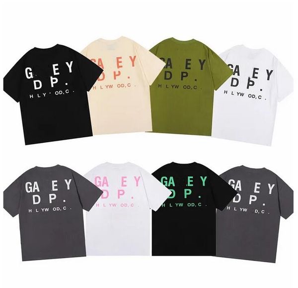 

tees galleryse depts t shirts mens women designer t shirts galleryes cottons man s casual shirt luxurys clothing street shorts, White;black