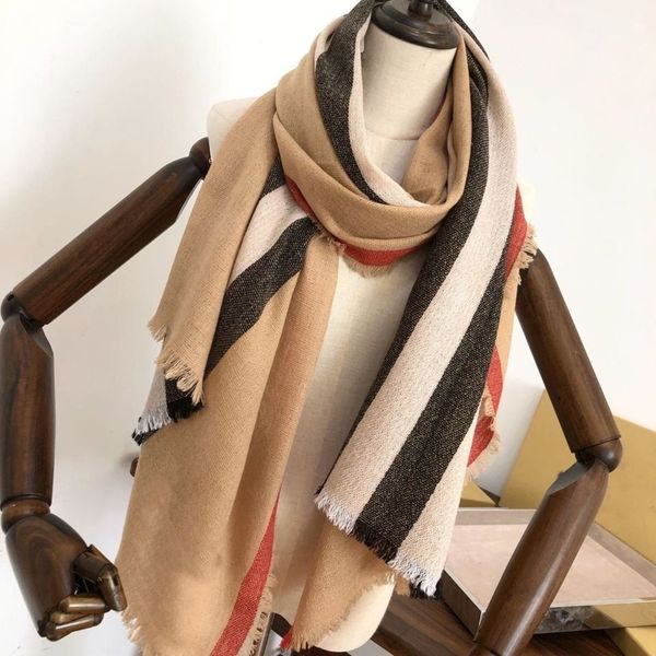 

fashionable brand designer luxury scarves for men and women checked letters cashmere designer scarf 180x70cm, Blue;gray