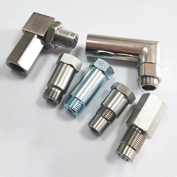 

45mm o2 oxygen sensor extension spacer extender m18x1.5 bung adapter cel fix