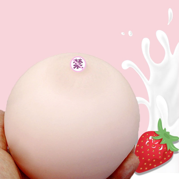 

socks toys simulation breast mimi ball soft beauty breasts fake milk mimi large mold products camis, Black;white