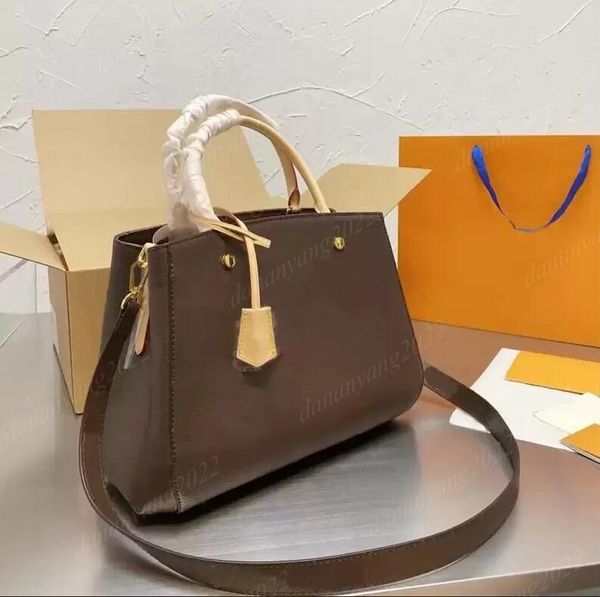 

designer bags montaignes bb m41056 women designers handbags luxurys shopping bag classic brand leather large capacity handbag luxury designe