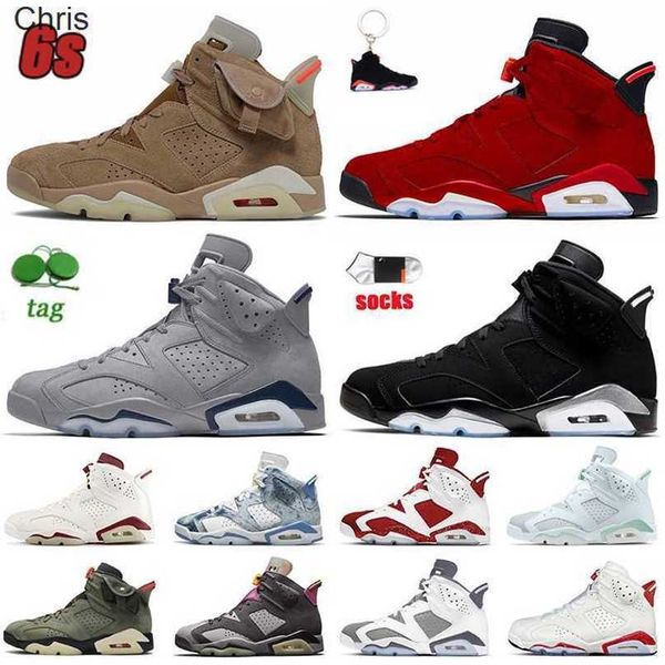 

designer jumpman shoes 2023 new 6s mens basketball  j6 ts british khaki georgetown toro denim metallic silver psgs unc midnight navy men he, Black;white