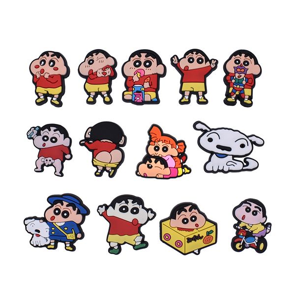 

anime charms wholesale childhood memories japanese tv funny gift cartoon charms shoe accessories pvc decoration buckle soft, Blue
