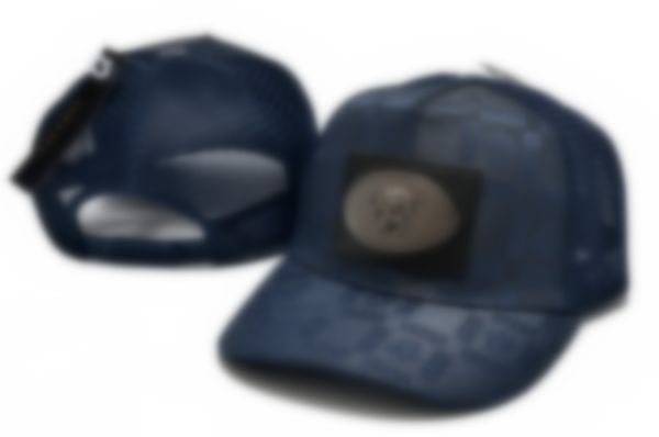 

2023 ball caps lone wolf hats tiger hats for mens bucket hat animal cock hat sport headwear for men luxurys baseball cap n17, Blue;gray