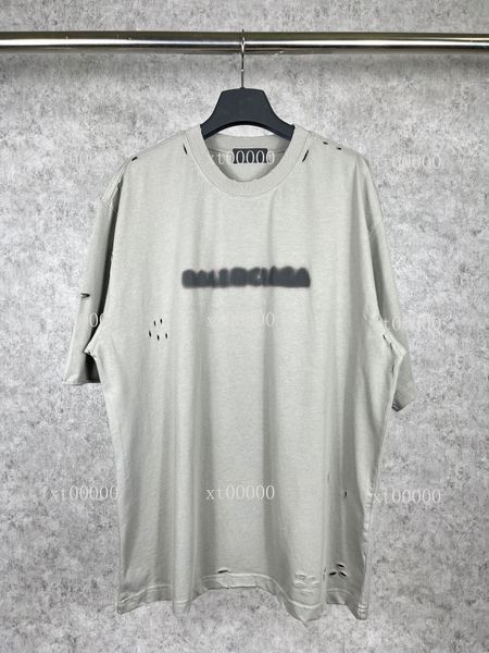 

22ss designer letter printed t shirts tee sweatshirt fashion high street short sleeves summer casual t-shirt breathable men women crew neck, Black;brown