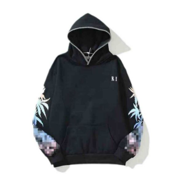 

sweaters designer amires hoodies 22ss high street pullover printed letter hooded black sweater hoodie casual men's women's yzt4ph0