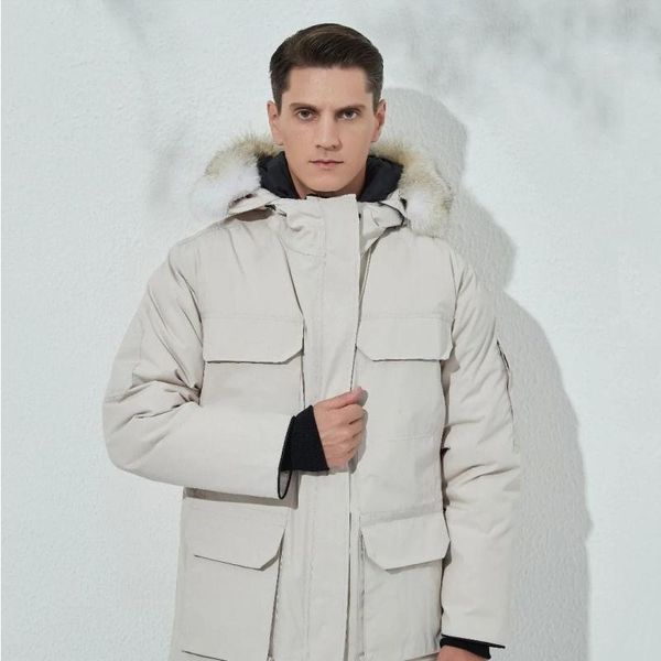 

men's down jacket outdoor expedition parka couple jackets thick warm winter coat black cotton coat size s-5xl rhdqh
