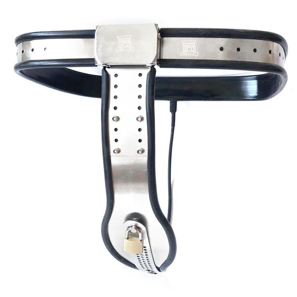 

mens g-strings stainless steel silicone female chastity belt metal pants toys for woman sm bondage lock slave e, Black;brown
