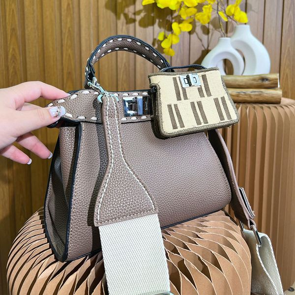 

handbags shoulder bag fashion women crossbody bags large capacity tote purse genuine leather silver hardware embroidery coin wallet removabl
