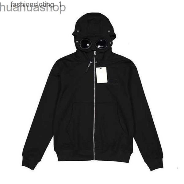 

men's hoodies sweatshirts luxury autumn designer mens jackets stone spring island cp coat fashion hooded men sports outerwear clothing, Black