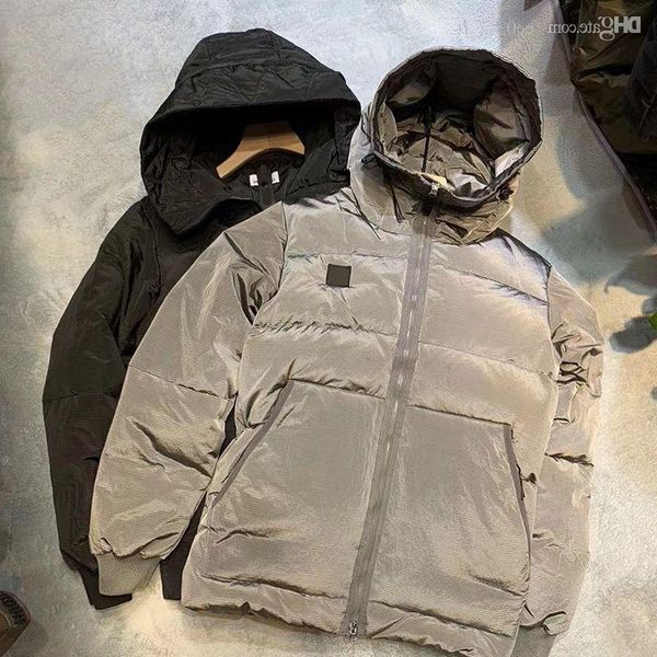 

brand men's toney parkas 2 color chest embroidered small label warm down jacket size m-2xl pfxcm, Black