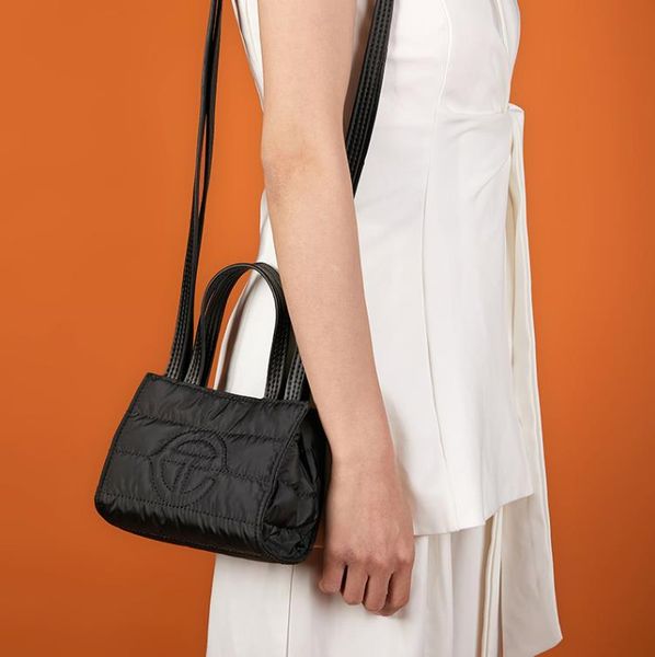 

luxury handbag shoulder bag brand shaped designer nylon ladies metal black messenger bags box