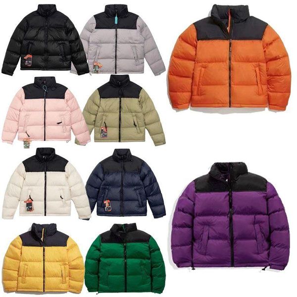 

designer men's down jacket parka embroidered letter rainbow classic 1996 women's winter couple coat sizes-3xl dswma, Black